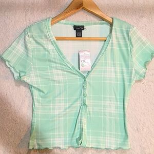 cute mint green shirt, small size!